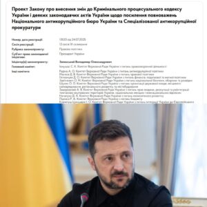 Президент Зеленський вніс до Верховної Ради законопроект про "посилення повноважень" НАБУ і САП: що відомо